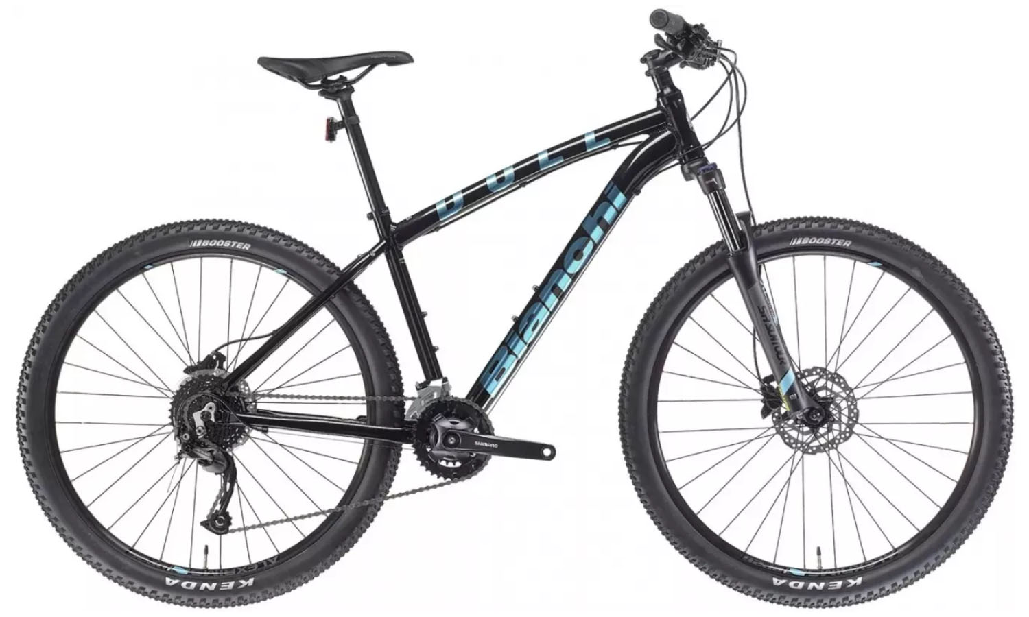 Фотография Велосипед BIANCHI Off-Road DUEL 29S Alivio Mix 2x9s Disc H Black Размер рамы 38 (S)